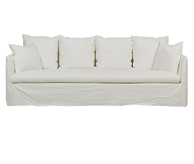 Globewest Vittoria Slip Cover Sofa 4 Seater $4,745